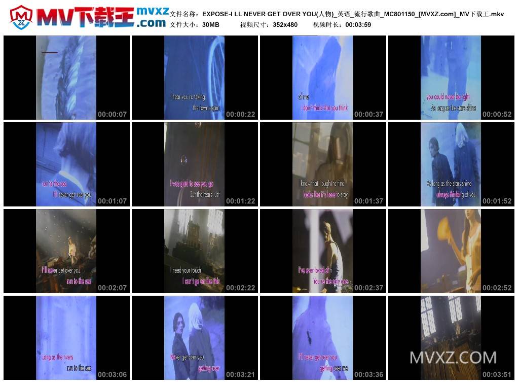 EXPOSE-I LL NEVER GET OVER YOU(人物)_英语_流行歌曲_MC801150